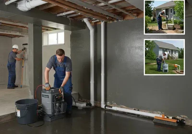 Basement Waterproofing and Flood Prevention process in Chicago Heights, IL